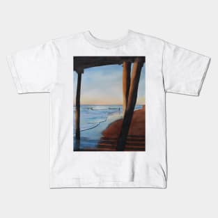 Under the Pier Sunrise Kids T-Shirt